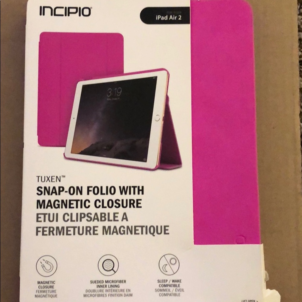 Incipio snap on folio case for iPad Air 2